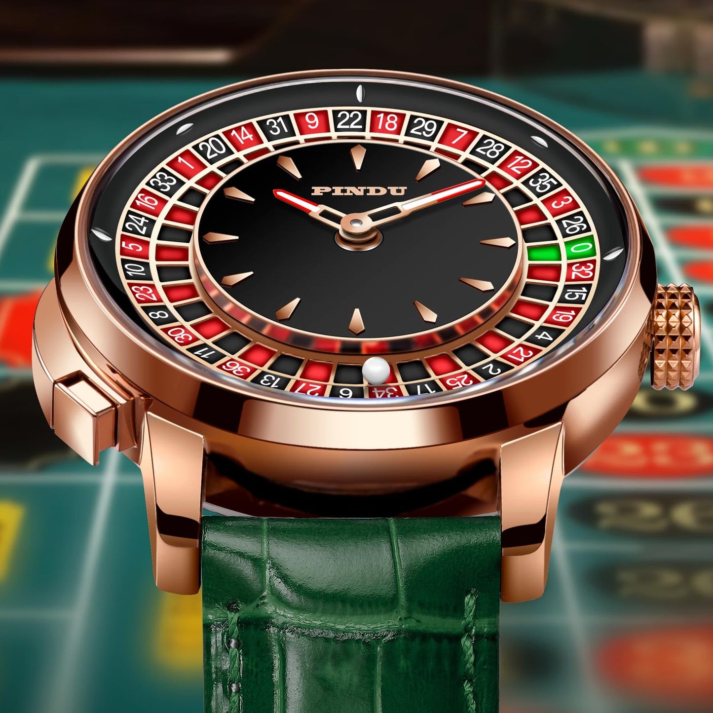 Roulette Wheel Automatic Watches for Men