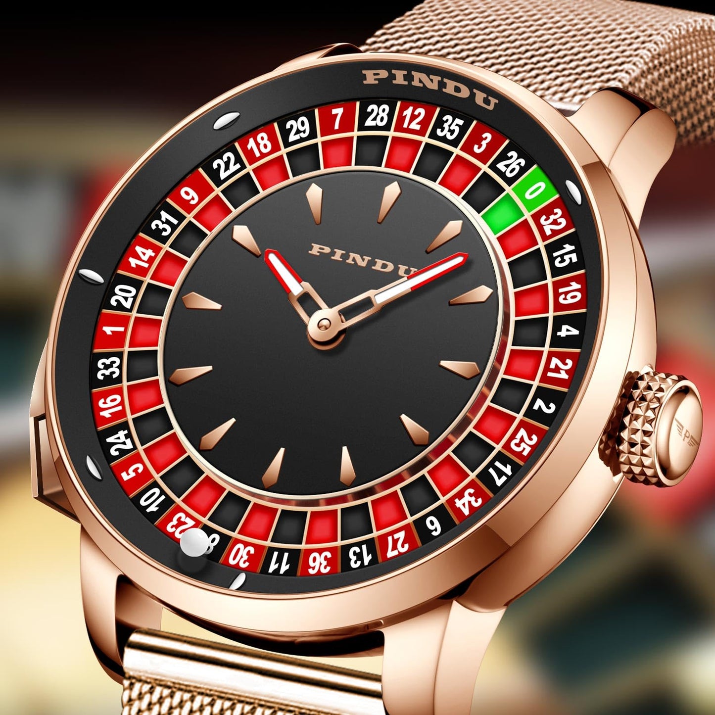 Roulette Wheel Automatic Watches for Men