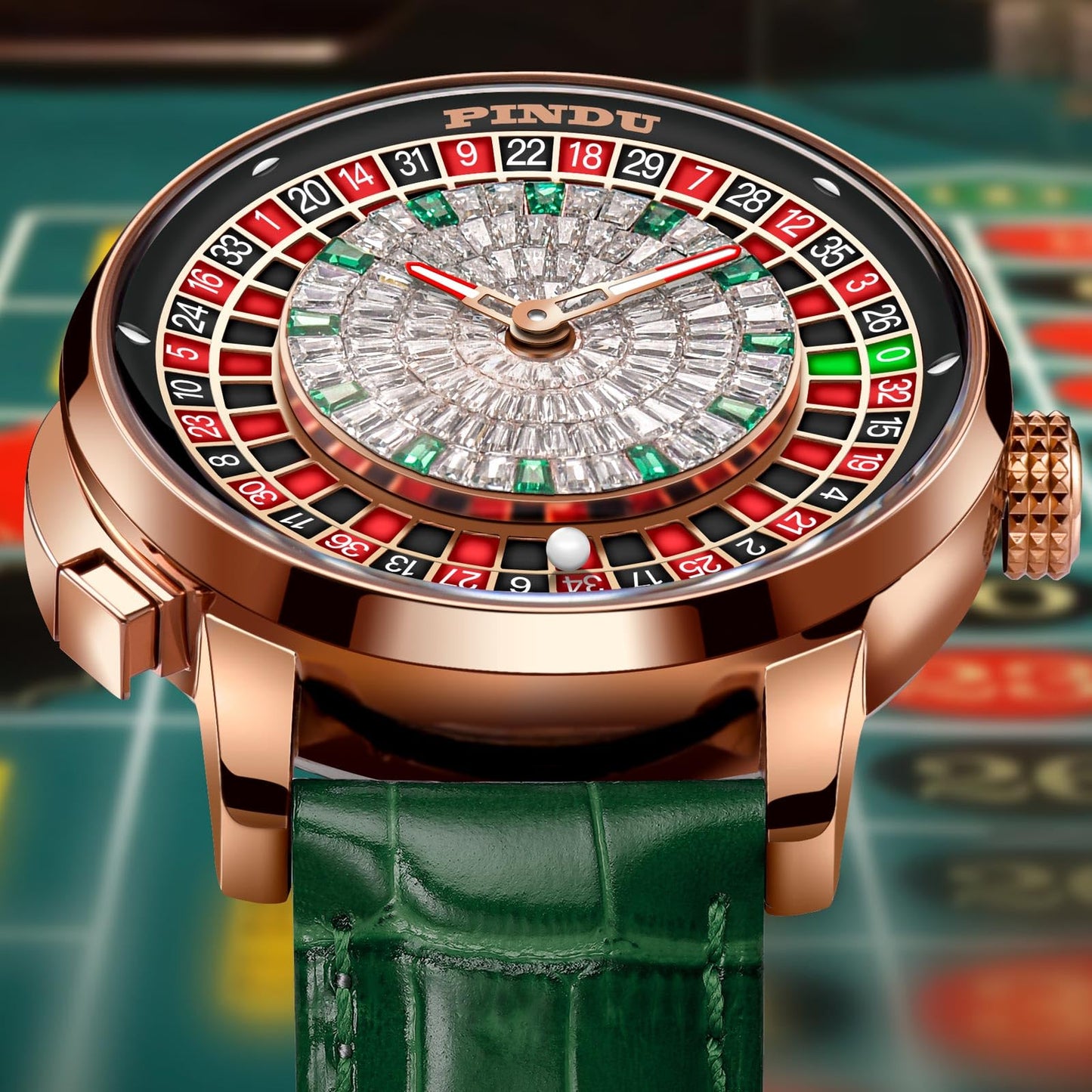 Roulette Wheel Automatic Watches for Men