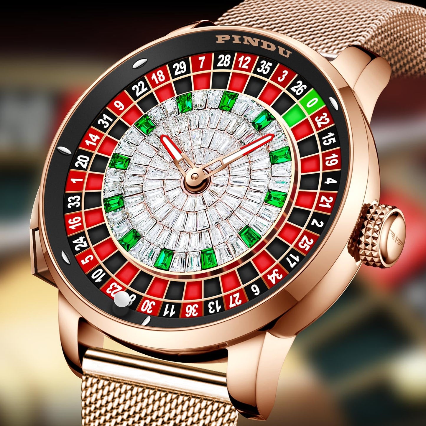 Roulette Wheel Automatic Watches for Men