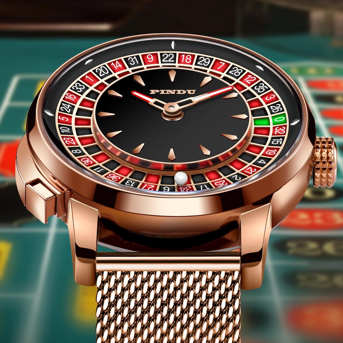 Roulette Wheel Automatic Watches for Men