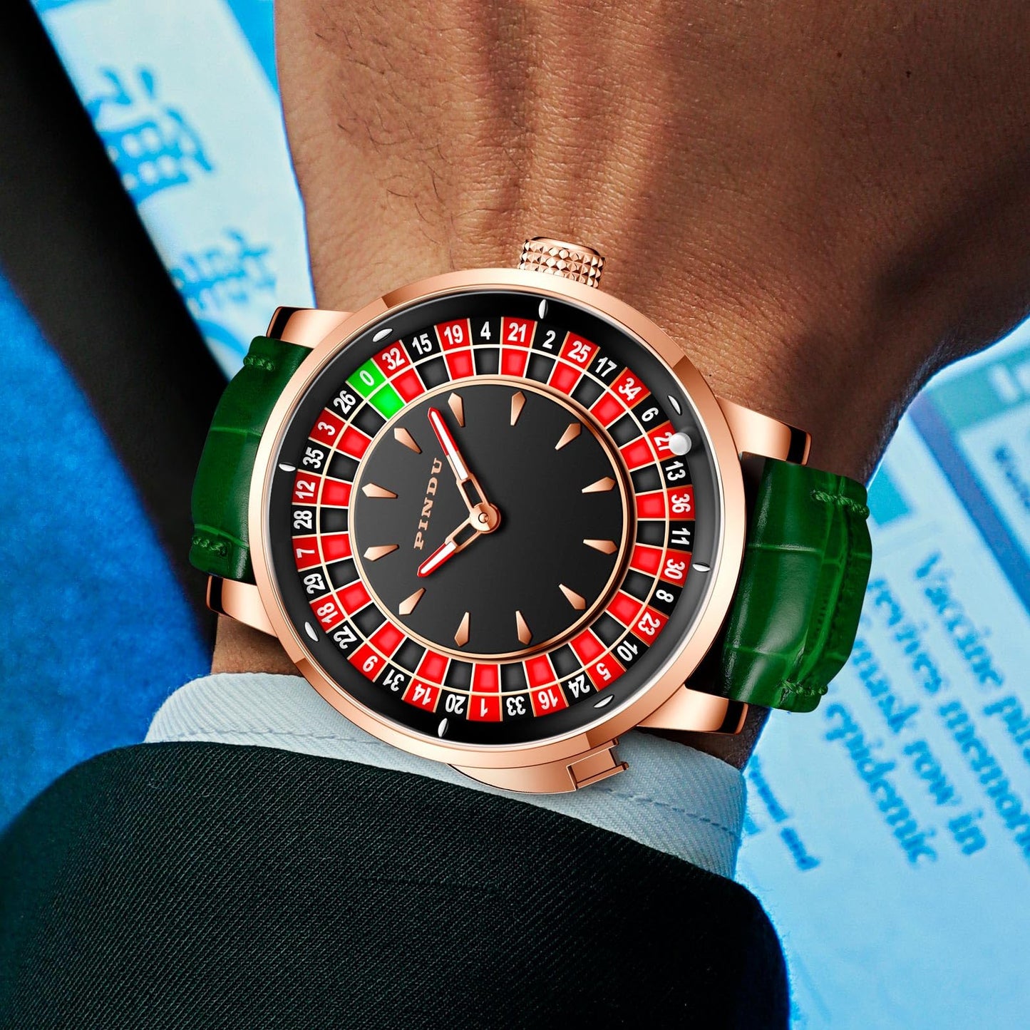 Roulette Wheel Automatic Watches for Men