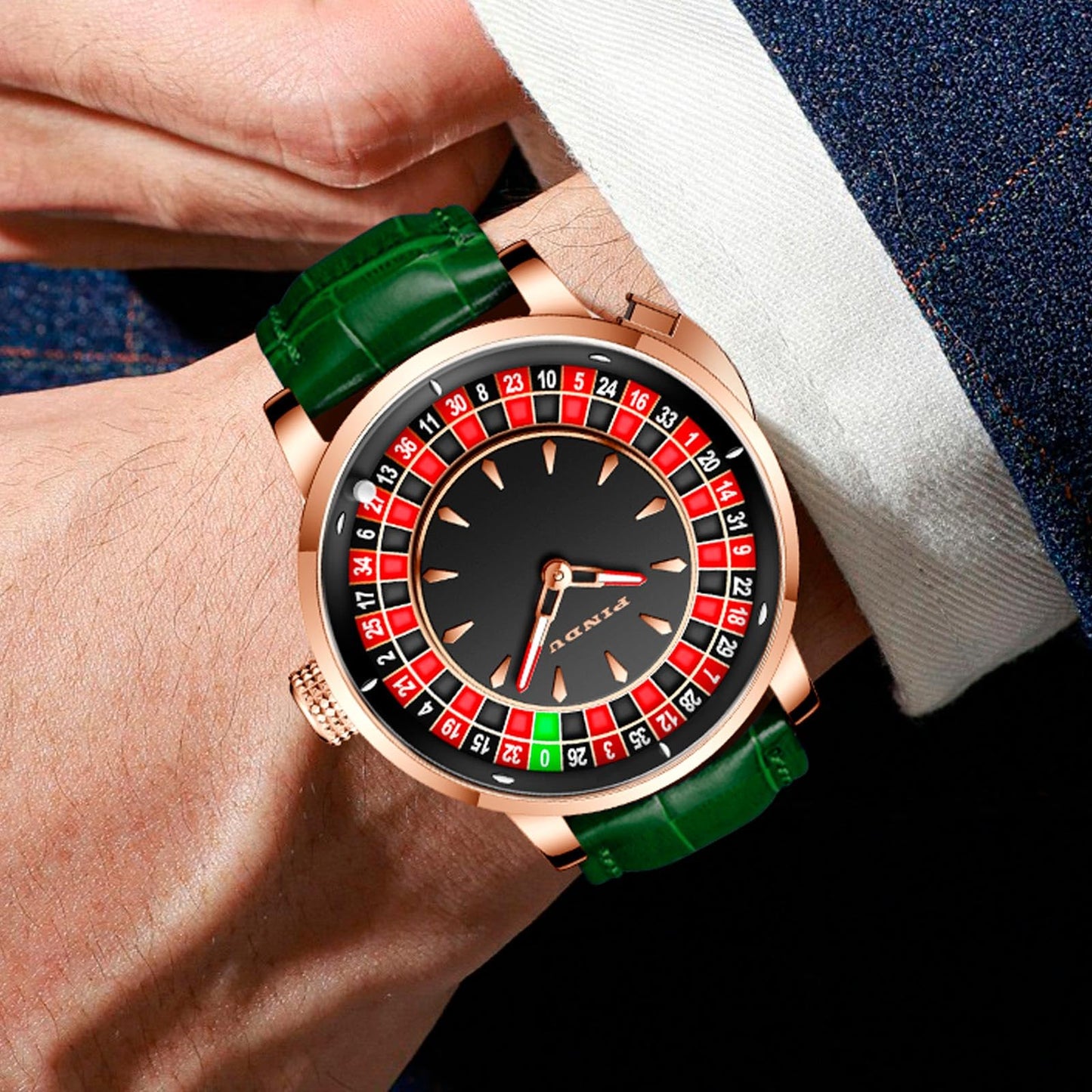 Roulette Wheel Automatic Watches for Men