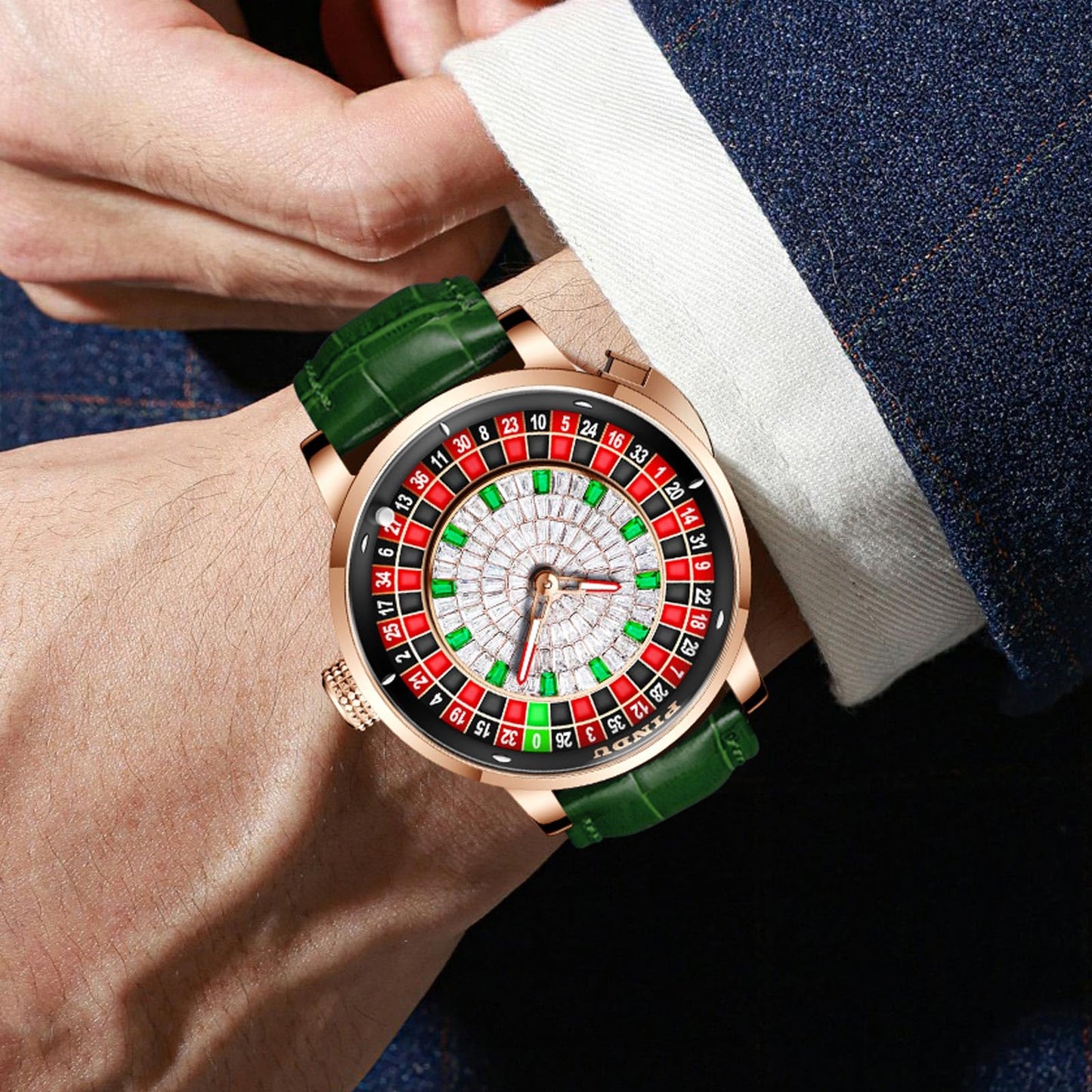 Roulette Wheel Automatic Watches for Men